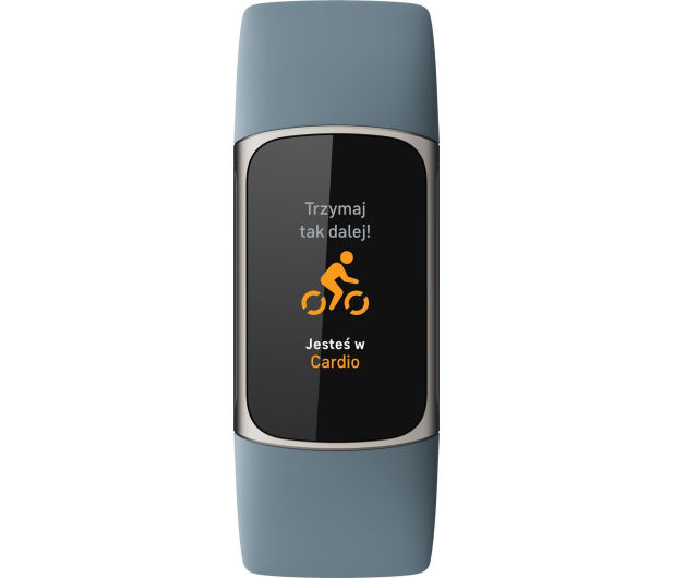 Google Fitbit Charge 5 platynowo niebieski - 678209 - zdjęcie 3